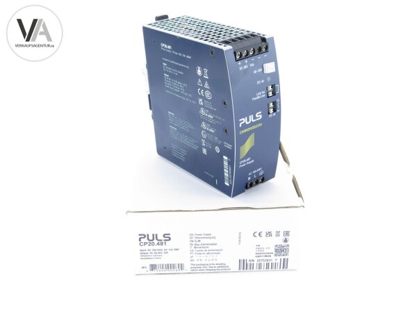 Puls CP20.481 Hutschienen-Netzteil (DIN-Rail) 48 V 10 A 480 W Anzahl Ausgänge:1x