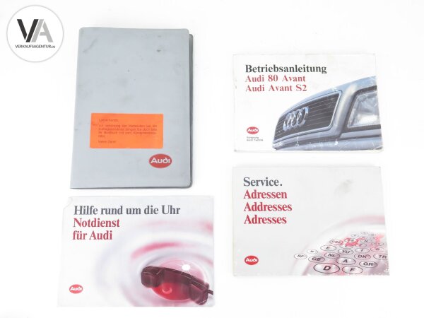 Audi 80 / Avant S2 Bordmappe Betriebsanleitung Bedienungsanleitung