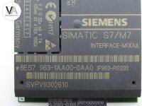 Siemens Simatic S7/M7 Schnittstellenmodul Interface Module 6ES7 963-1AA00-0AA0