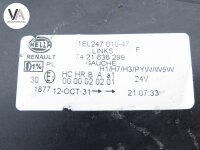 HELLA Halogen Hauptscheinwerfer Frontscheinwerfer links für Renault 7421636299