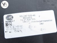 HELLA Halogen Hauptscheinwerfer Frontscheinwerfer rechts für Renault 7421636313