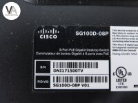 Cisco SG100D-08P 8-Port Gigabit Desktop Ethernet Network Switch + Kabel+Netzteil