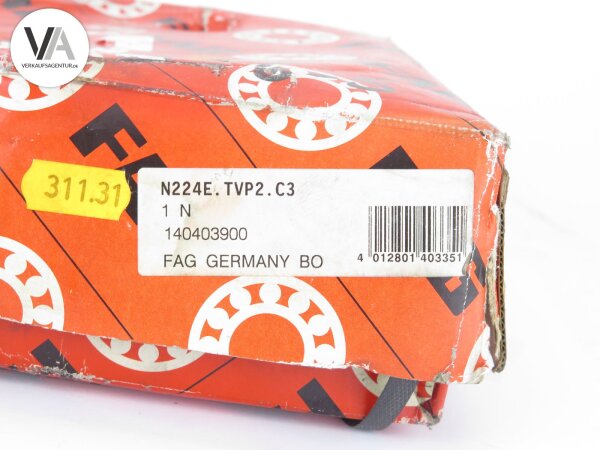 FAG Zylinderrollenlager Wälzlager Kugellager 120x215x40 mm N224E.TVP2.C3
