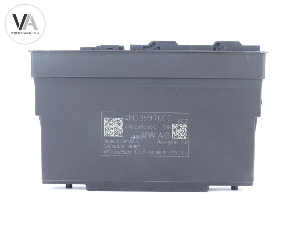 Audi Q7 Steuergerät Sitzverstellung Seat Control Module 4M0959760C / 4M0 959 760 C
