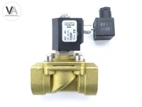 2/2-Wege Messing-Magnetventil G 1" -0,95 bis 9 bar...