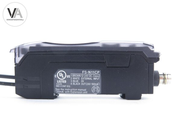 Keyence Digitaler Lichtleitersensor Digital Fiber Sensor FS-N11CP