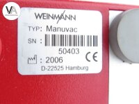 Weinmann Manuvac mechanische Absaugpumpe Notfallkoffer Absauggerät