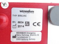 Manuvac Weinmann Absauggerät Notfallkoffer mechanische Absaugpumpe
