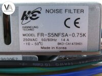 Hanneung Techno Noise Filter 250VAC 50/60Hz 14A BKO-CA1470H01 / FR-S5NFSA-0.75K
