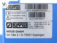 Nivus RS-232C Monitor Füllstandüberwachung Messumformer ANN/MDPH00US200
