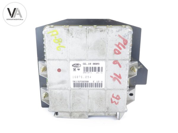 Peugeot 405 Motorsteuergerät ECU 16076094 / G6.100B09 / 9619258280