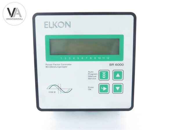 Elkon BR6000 Blindleistungsregler Power Factor Controller BR6000-R06