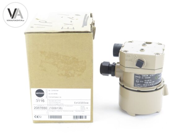 Samson Elektropneumatischer Meßumformer i/p Converter 1009135 / 6116-1