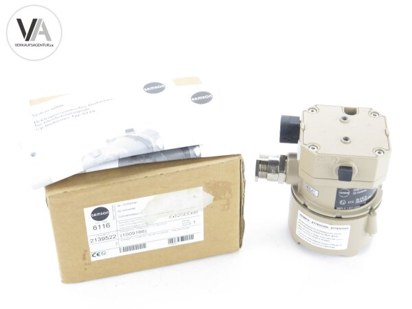 Samson Elektropneumatischer Meßumformer i/p Converter 1009166 / 6116-2