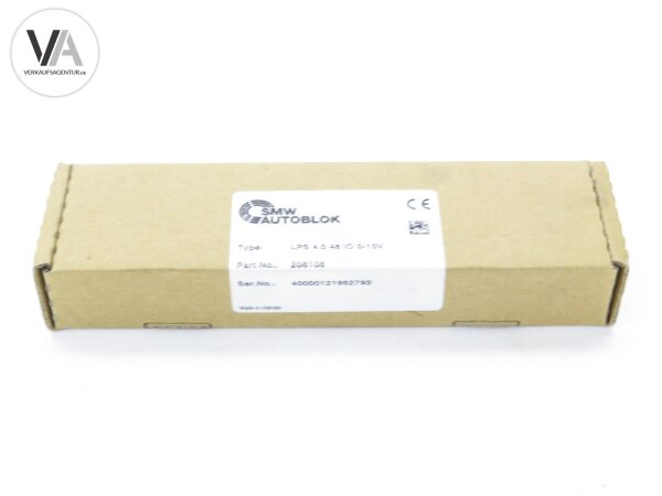 SMW-Autoblok LPS 4.0 48 IO 0-10 V induktives Messsystem position sensor 208108