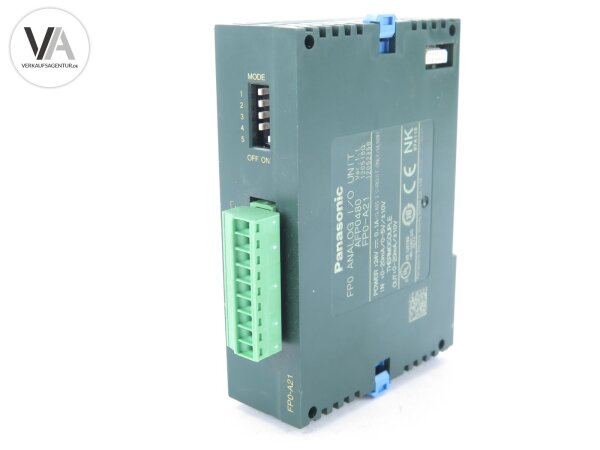 Panasonic FP0 ANALOG I/O UNIT AFP0480 / FP0-A21