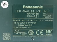 Panasonic FP0 ANALOG I/O UNIT AFP0480 / FP0-A21