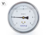 Ruhfus Hydraulik-Manometer Glycerinfüllung -1-5 bar Ø 10,5cm 1/4" Zoll 220915