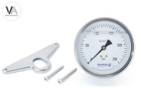 Ruhfus Hydraulik-Manometer Glycerinfüllung 0-250 bar Ø 10,5cm 1/4" Zoll 220909