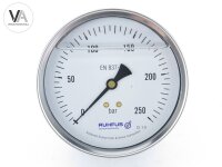 Ruhfus Hydraulik-Manometer Glycerinfüllung 0-250 bar Ø 10,5cm 1/4" Zoll 220909