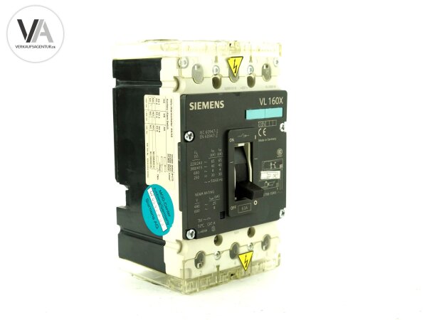 Siemens Leistungsschalter3VL1 706-1DA33-0AA0 / 3VL1706-1DA33-0AA0