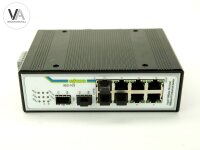 Wago 8-Port 100Base-TX+2-slot Industrial Ethernet Switch 852-103