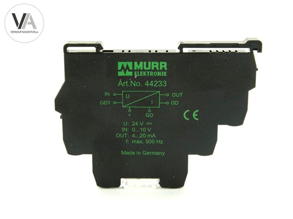 Murr Elektronik analoger Koppelbaustein Analogwandler 44233