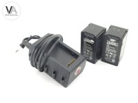 Red Redvolt 790-0134 Ladegerät + 2 Akkus 740-0020 2500 maH travel charger