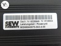 SEW Eurodrive Movidrive Frequenzumrichter 8226849 / MDF60A0075-5A3-4-00