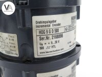 2x Hübner Drehimpulsgeber Incremental Encoder HOG 9...