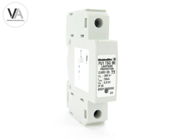 Weidmüller Überspannungsschutz Class I (B) 260V AC 35kA PU1 TSG 8561260000