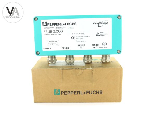 Pepperl+Fuchs Feldbusverteiler IP67 35V DC Verteiler 907583 / F3-JB-2.CGB