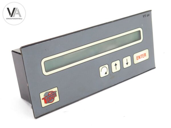 TEMA VT 40 Bedienteil Display Panel Operator Terminal VT40