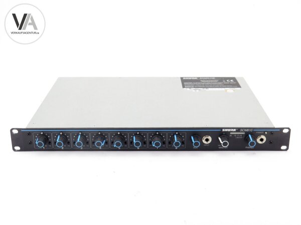 Shure SCM810E Automatic Microphone Mixer Intellimix 8 Kanal Channel