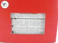 Beckhoff I/O Series Potenzialverteilungsklemme 16 x 24 V DC 17160000 /  KL9189
