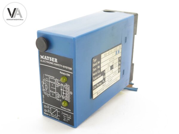 Mayser Sicherheitsschaltgerät Safety Relay Relais SG-EFS 102 ZK