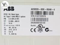 ABB Frequenzumrichter Inverter 2.2 kW ACS320-03E-05A6-4