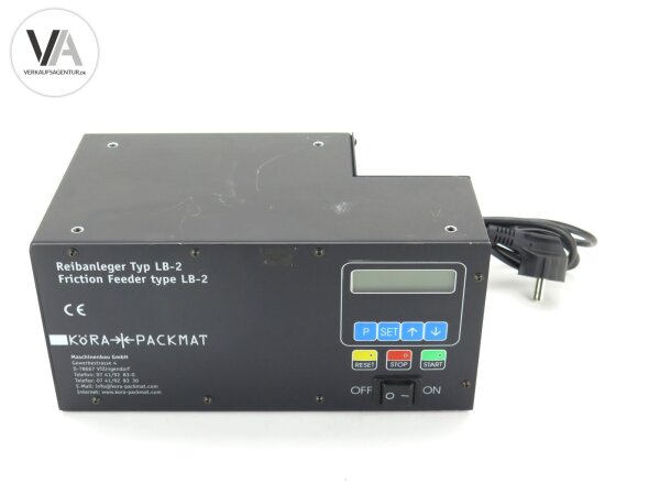 KÖRA+PACKMAT Reibanleger Typ LB-2 / Friction Feeder, F&W - 520T