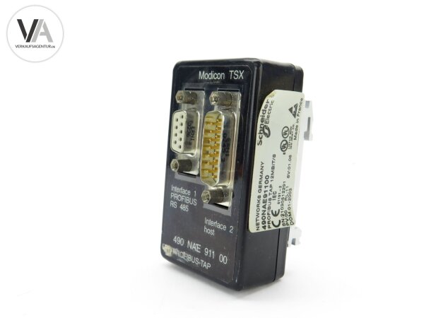 Schneider Modicon TSX Interfaec 1 Profibus TAP RS 485 / 490NAE91100