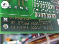 Kapsch Steuerkarten Platinen 67 10841 0001/B/C | 67108410001/B/C + 67 60183 0002