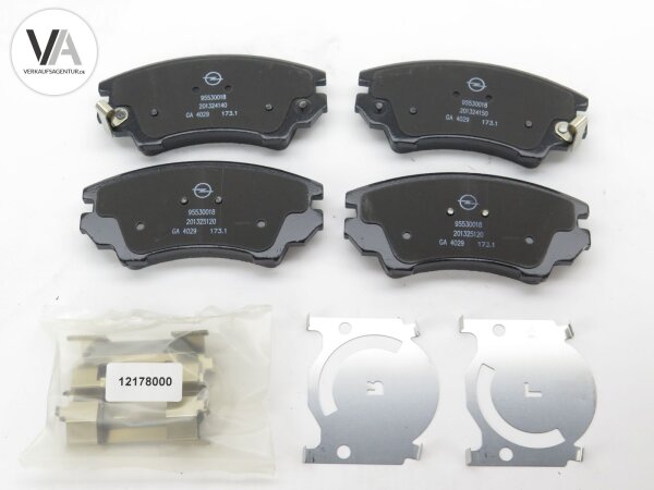 Opel Set Satz 4 Stück Bremsbeläge Bremsbelagsatz 95530018
