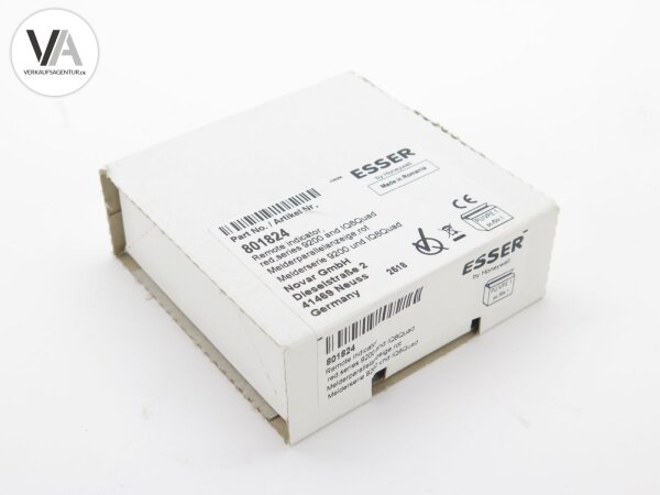 Esser Melderparallelanzeige für Melderserie 9200 und IQ8Quad, rot 801824