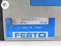 Festo Solenoid Valve Magnetventil 151876 / MVH-5/2-D-3 C + MSV-3 / 119807