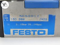 Festo Solenoid Valve Magnetventil 150986 / MVH-5/2-D-1 C + MSV-3 / 119807