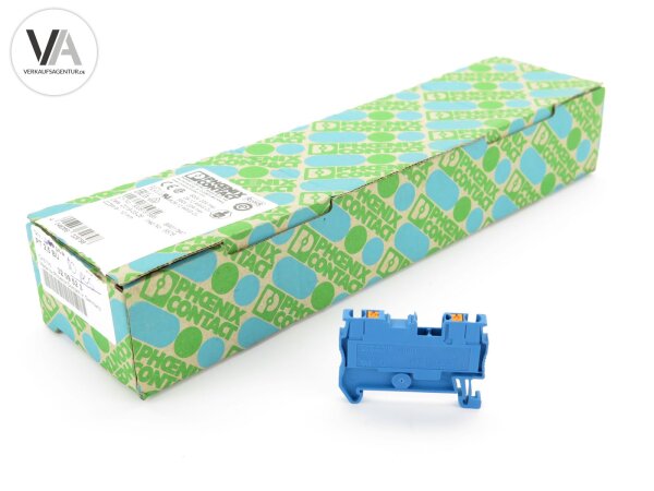 10x Phoenix Contact Durchgangsreihenklemme PT 2,5 BU / 3209523