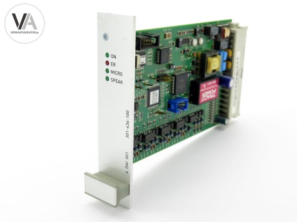 Industronic Digital/Analog Interface Card 6DAI001 / 301-436-100